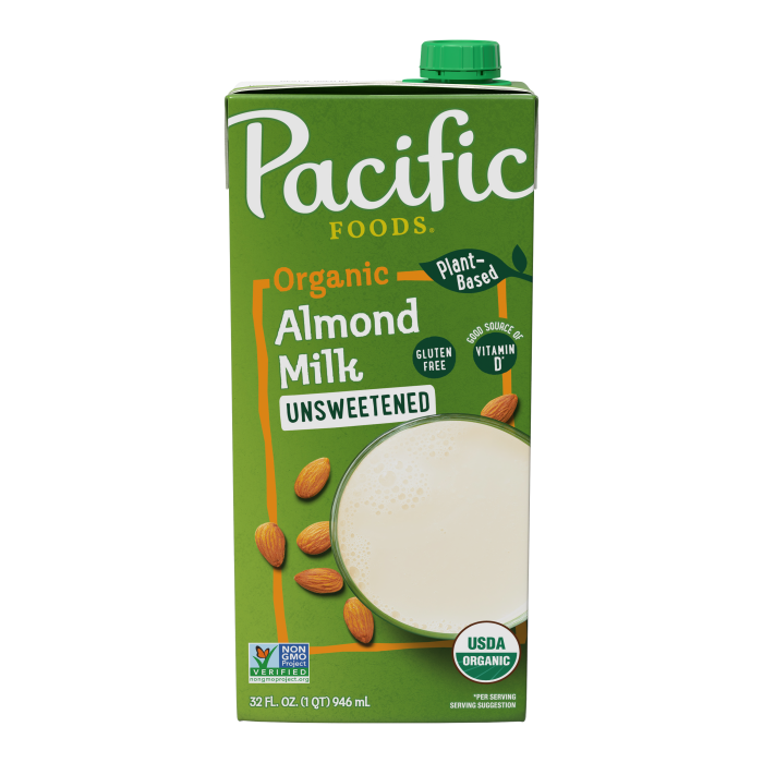 Organic Almond Milk - Unsweetened