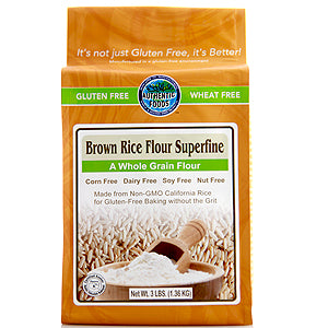 Authentic Foods Brown Rice Flour, Superfine