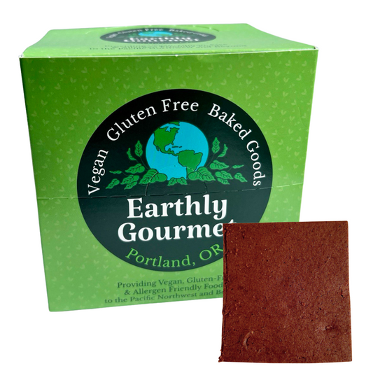 Earthly Gourmet Double Chocolate Brownie - Gluten Free & Vegan
