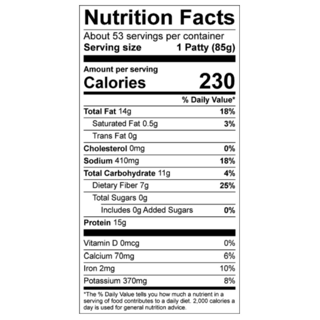 Rebellyous Plant-Based Spicy Kickin Patties