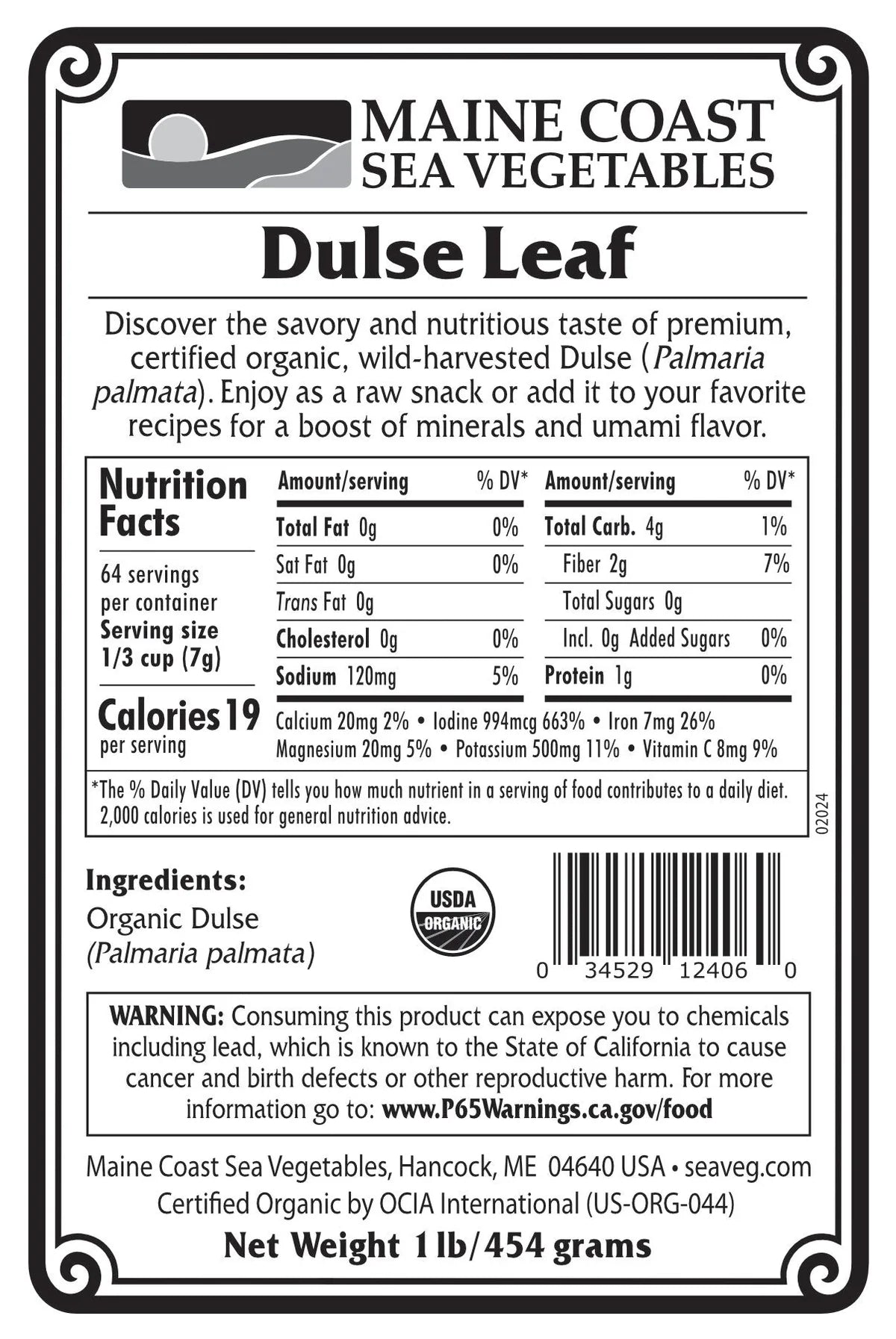 Whole Leaf Dulse
