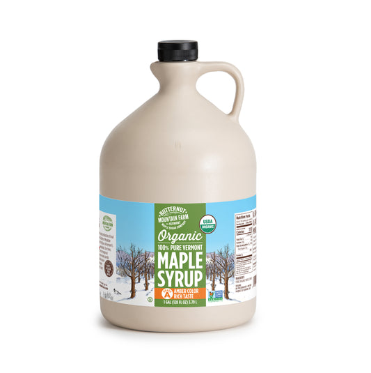 Organic Amber Maple Syrup - Grade A - 100% Pure Vermont
