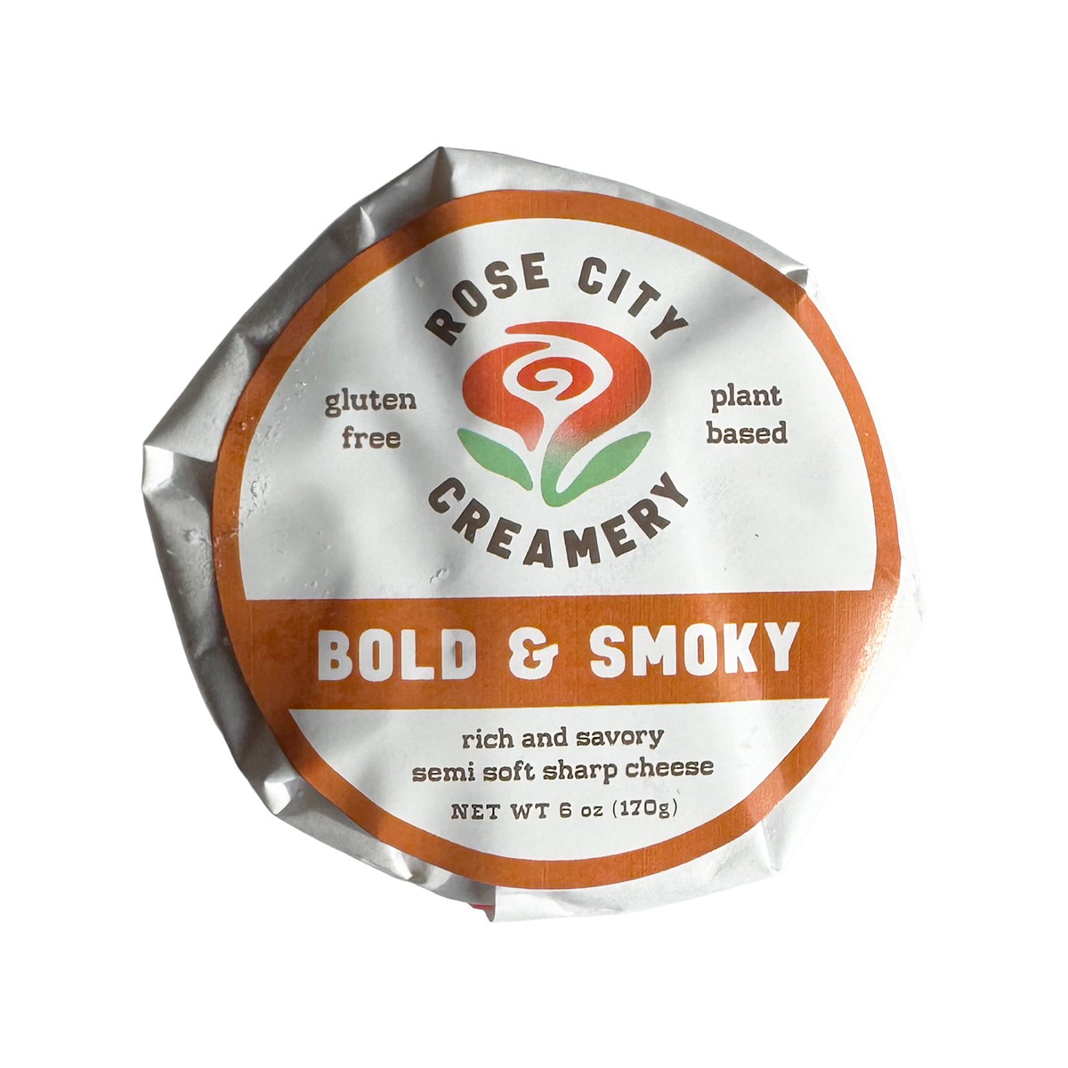 Rose City Creamery - Bold & Smoky - Plant Based Artisan Cheese