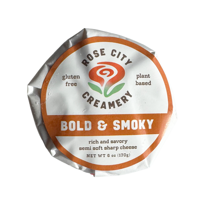 Rose City Creamery - Bold & Smoky - Plant Based Artisan Cheese