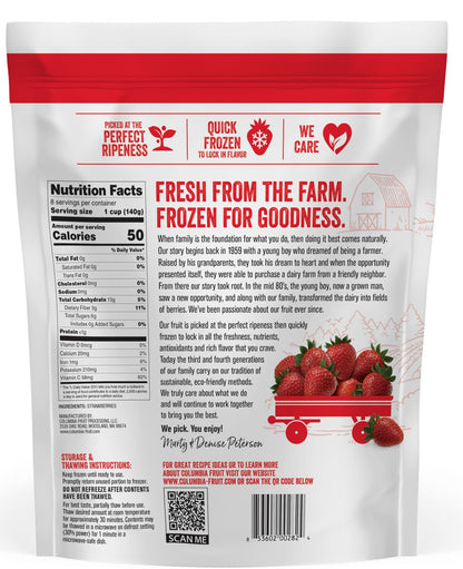 Columbia Fruit Frozen Strawberries