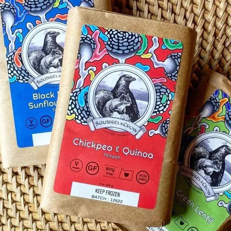 Squirrel & Crow - Chickpea & Quinoa Tempeh (Soy-Free)