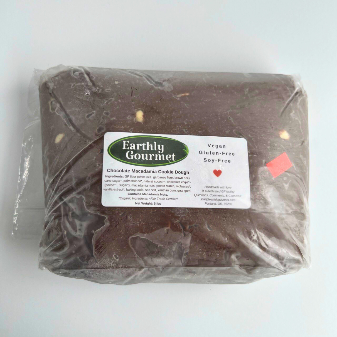 Earthly Gourmet Chocolate Macadamia Cookie Dough - Gluten Free & Vegan