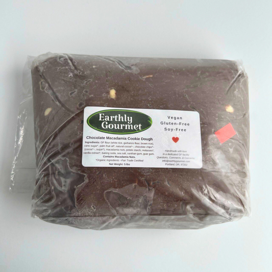 Earthly Gourmet Chocolate Macadamia Cookie Dough - Gluten Free & Vegan