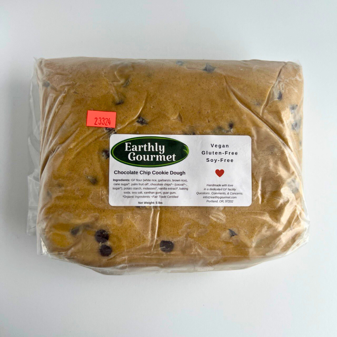 Earthly Gourmet Chocolate Chunk Cookie Dough - Gluten Free & Vegan