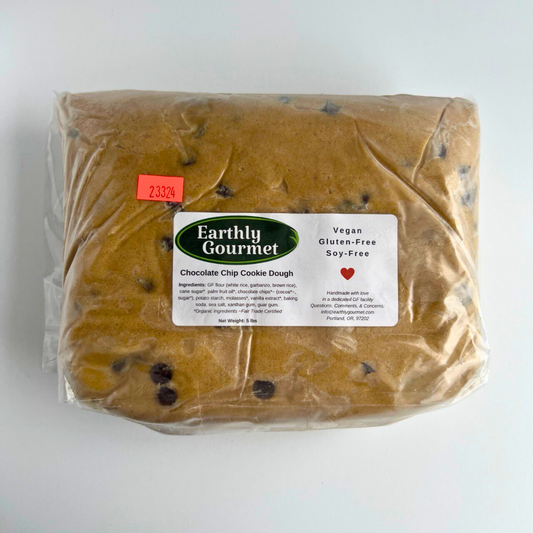 Earthly Gourmet Chocolate Chunk Cookie Dough - Gluten Free & Vegan