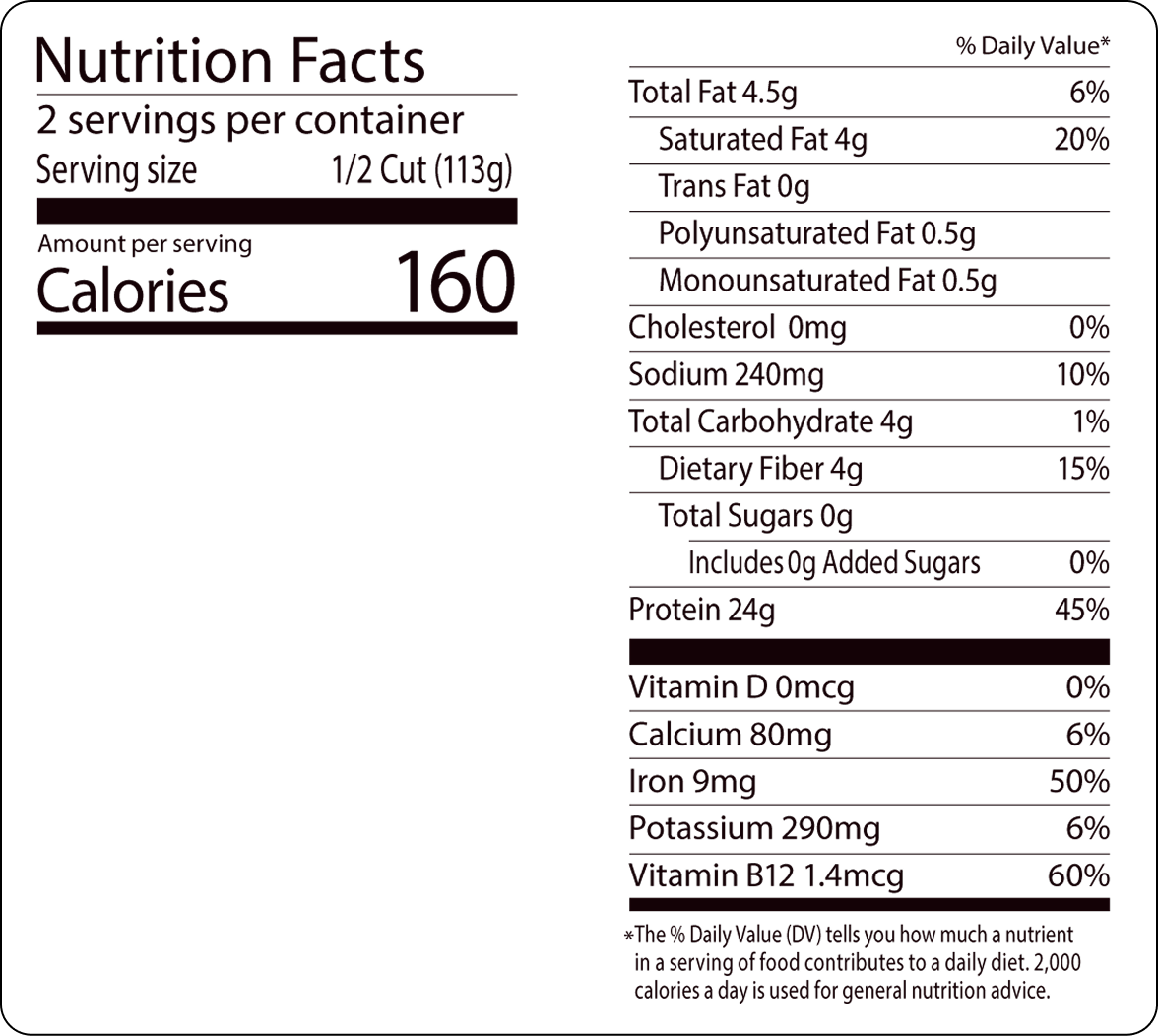 Chunk Plant-Based Steak Slab