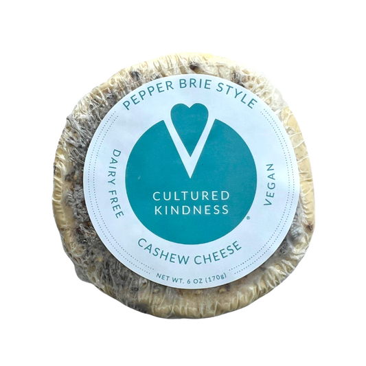 Pepper Brie - Cashew Cheese