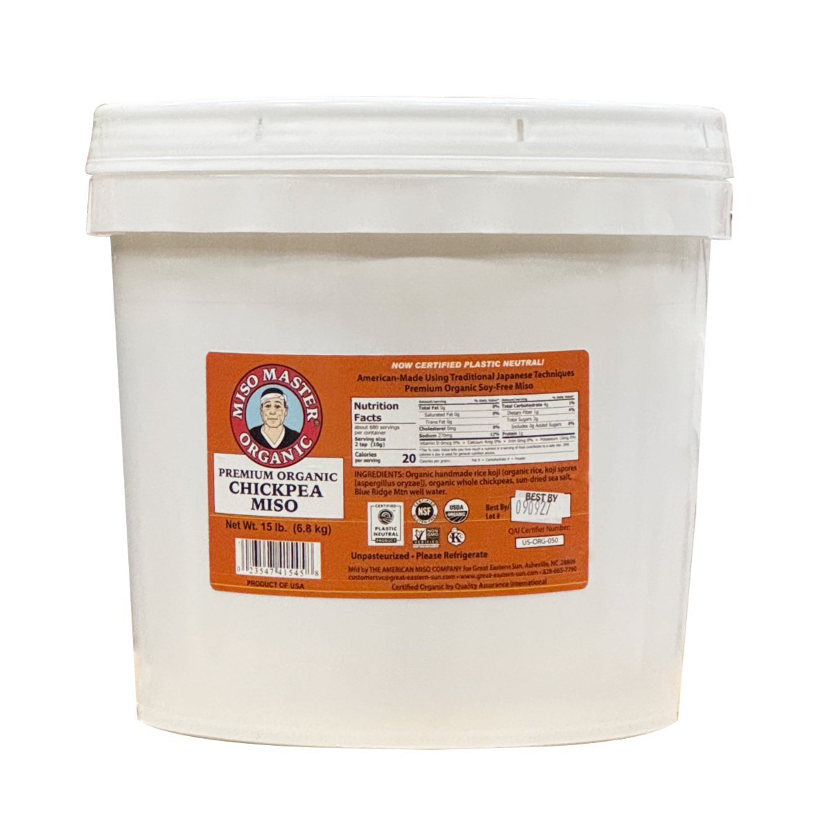 Miso Master - Organic Chickpea Miso (Soy-Free) - Bulk Size