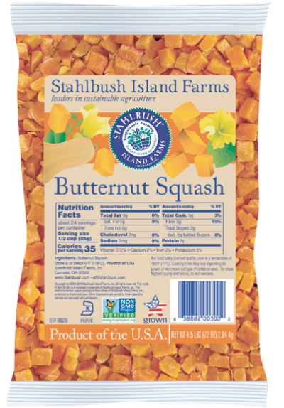 Stahlbush Island Farms - Frozen Butternut Squash Cubes