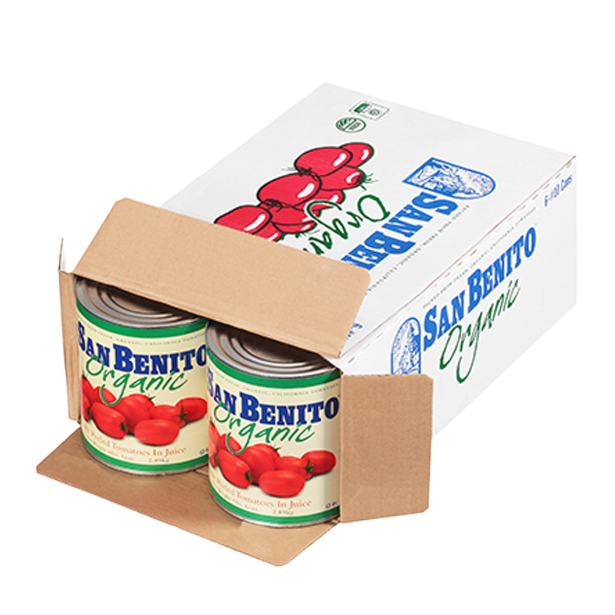 San Benito Organic Whole Peeled Tomatoes