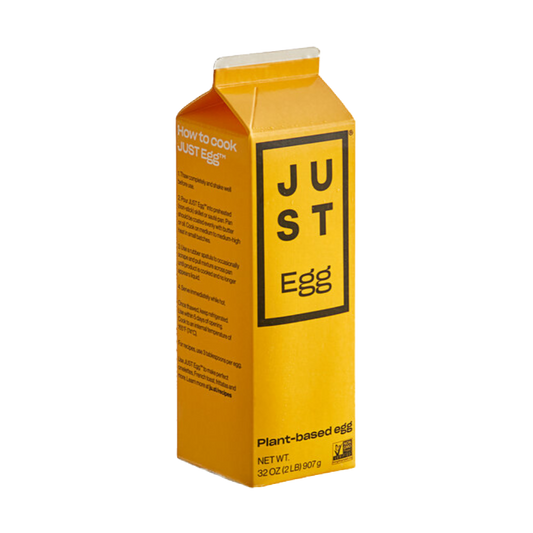 Yellow carton of JUST Egg