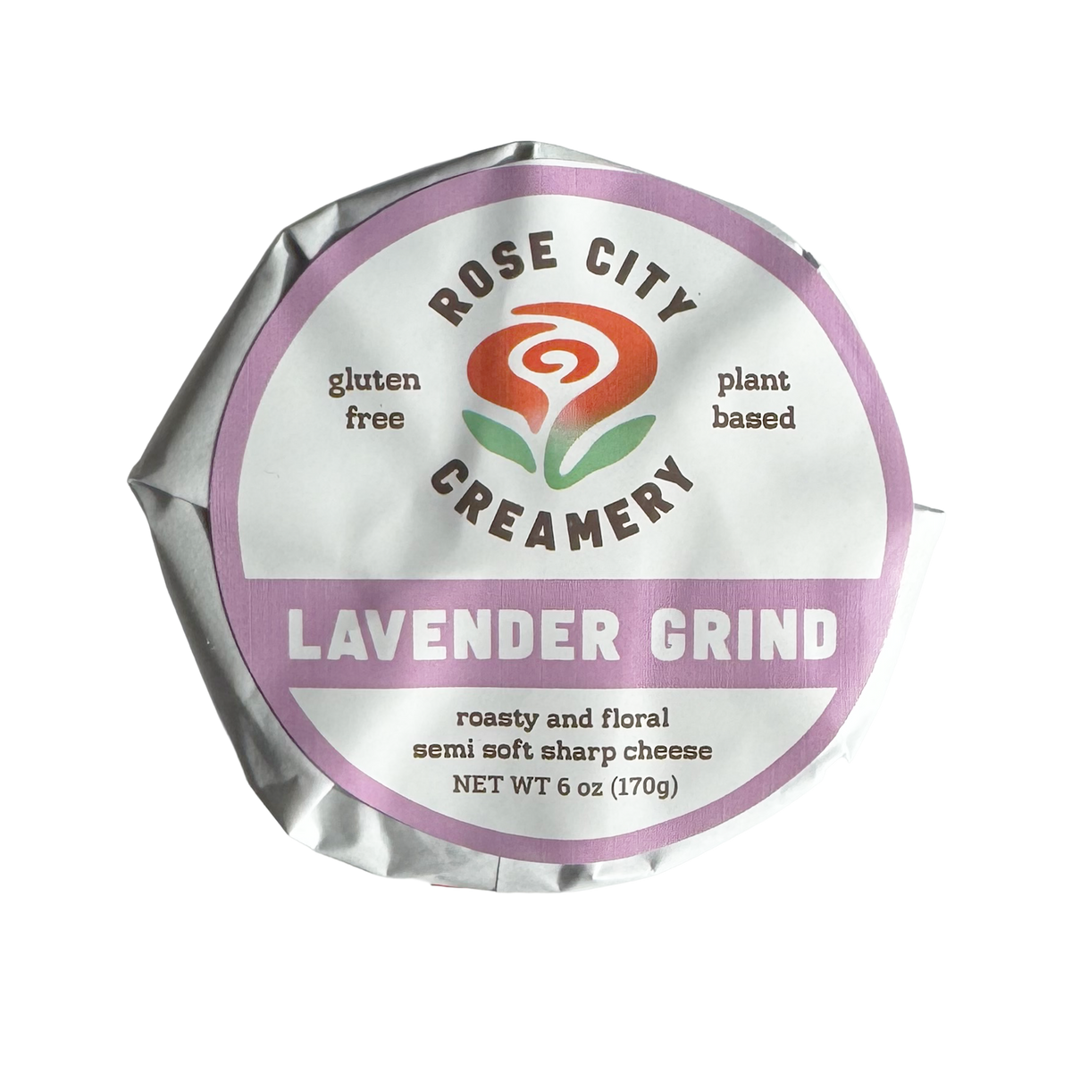 Rose City Creamery - Lavender Grind - Plant Based Artisan Cheese