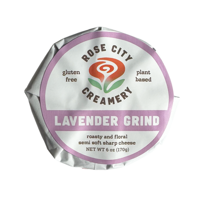 Rose City Creamery - Lavender Grind - Plant Based Artisan Cheese