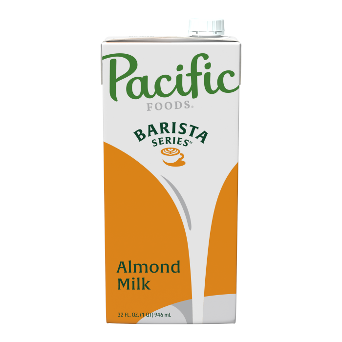 Carton of Pacific Foods Barista Series Almond Milk