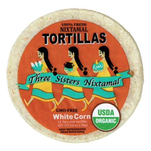 Three Sisters Nixtamal White Corn Tortillas