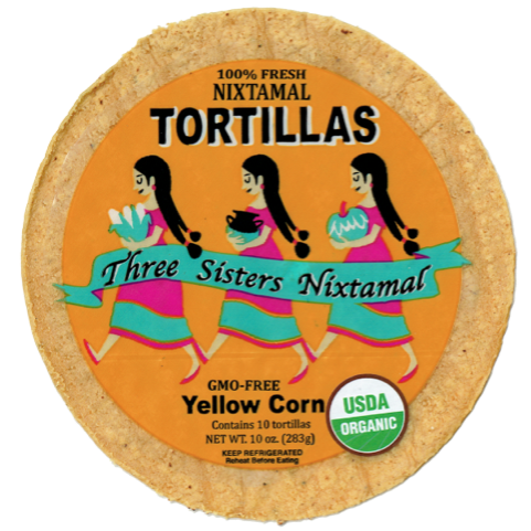 Three Sisters Nixtamal Yellow Corn Tortillas