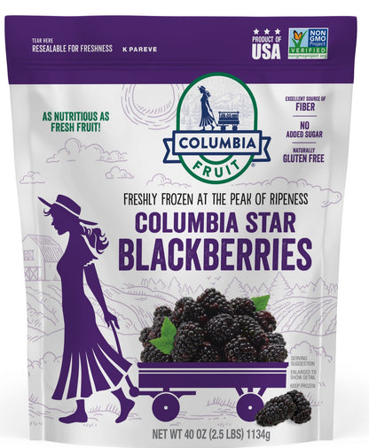 Columbia Fruit Frozen Blackberries