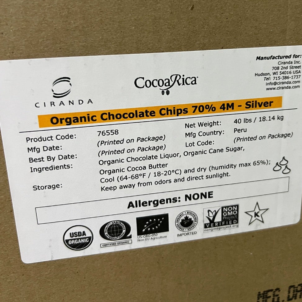 Mini Bittersweet Chocolate Chips 70%
