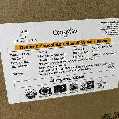 Mini Bittersweet Chocolate Chips 70%