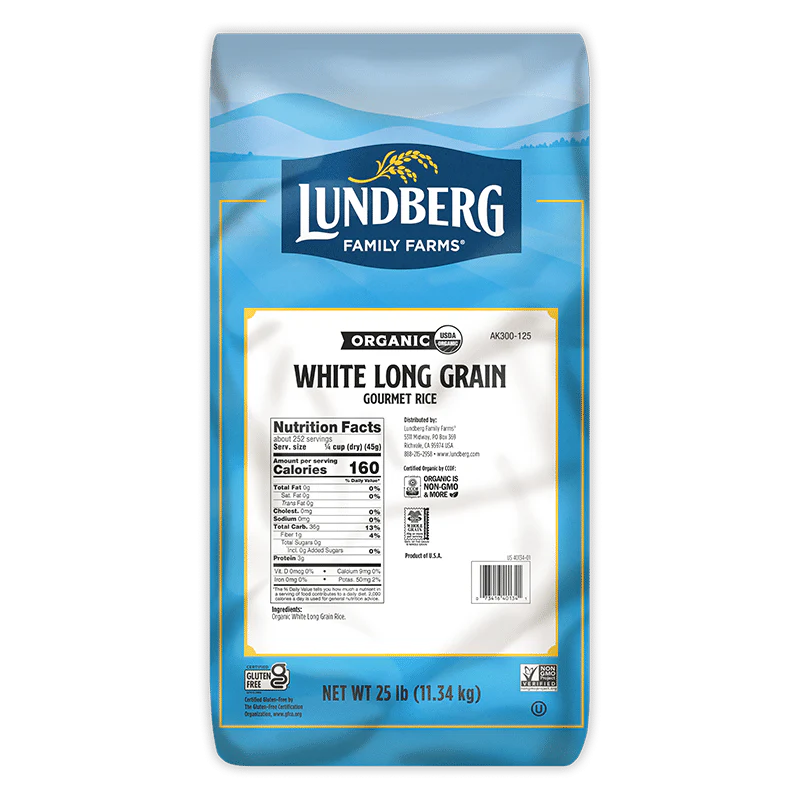 Organic White Long Grain Rice