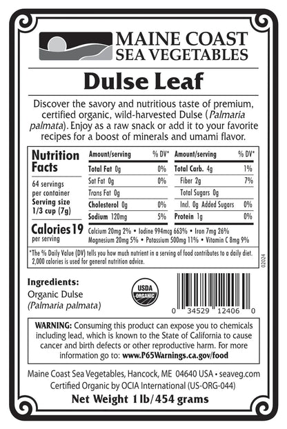 Whole Leaf Dulse