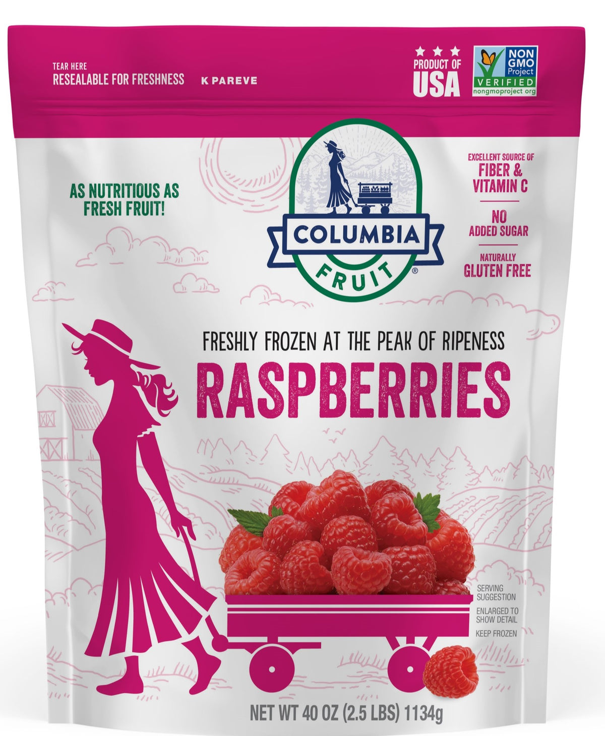 Columbia Fruit Frozen Raspberries
