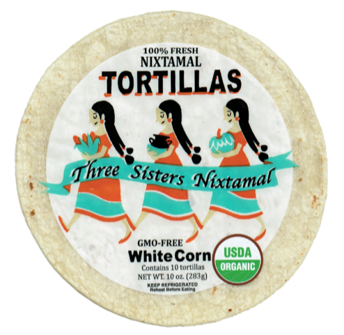 Three Sisters Nixtamal White Corn Tortillas